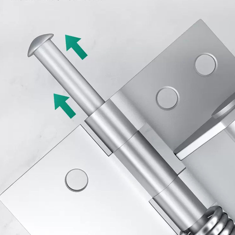 📢📢50 % de réduction !!!🎅Charnière de porte à ressort de fermeture automatique (équipée de vis)