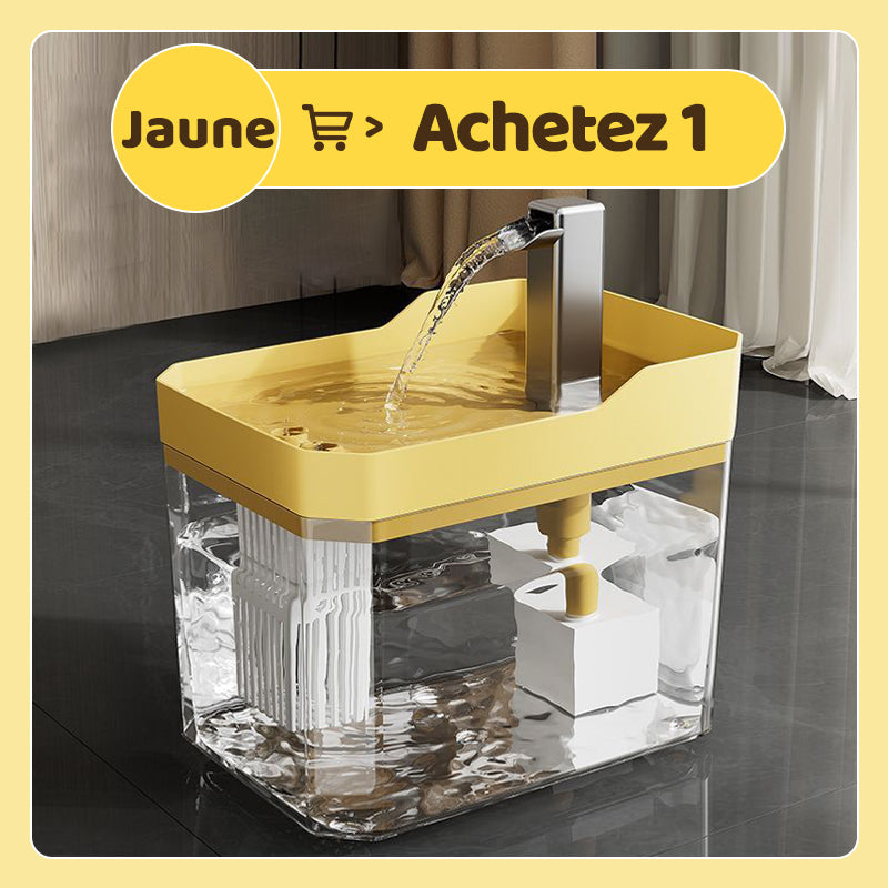 🔥 50% DE RÉDUCTION ! ✨ Fontaine à Eau Automatique pour Animaux - 1.5L Capacité, Fonctionnement Silencieux, Écoulement Continu Stimulant l'Hydratation 🐱💧