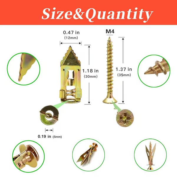 💥 Kit Complet pour Cloisons Sèches – Vis en Zinc Ultra-Résistantes avec Réduction de 50 % ! 🧰