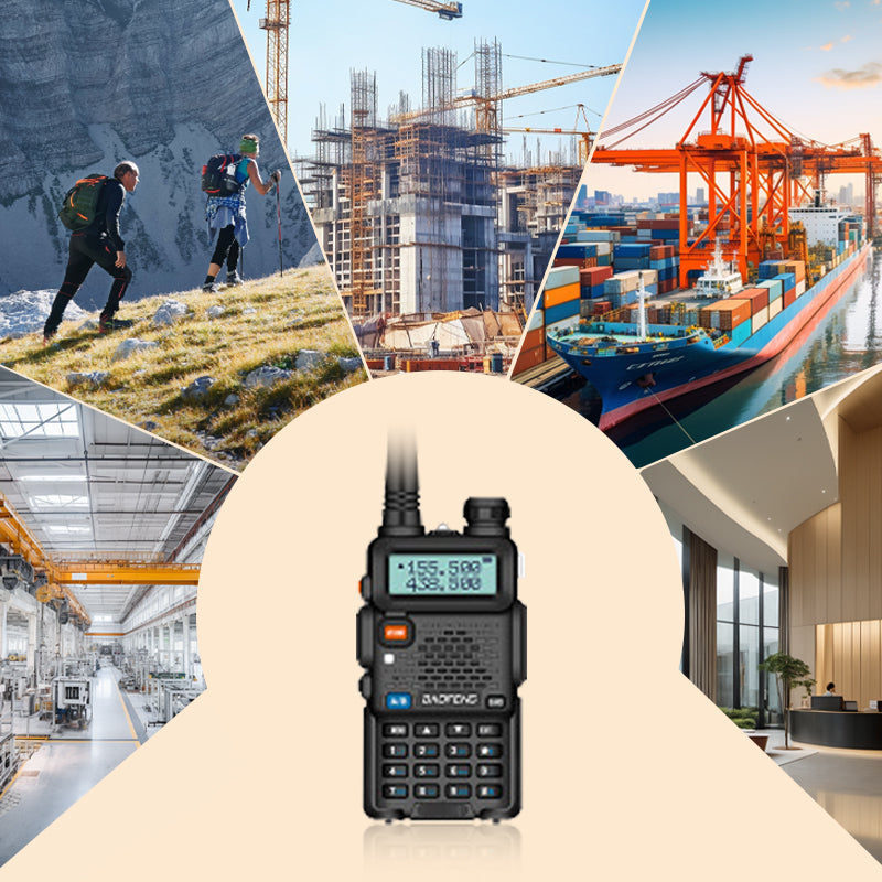 🔥Radio amateur UV-5R longue portée UV5R Radio bidirectionnelle double bande Walkie