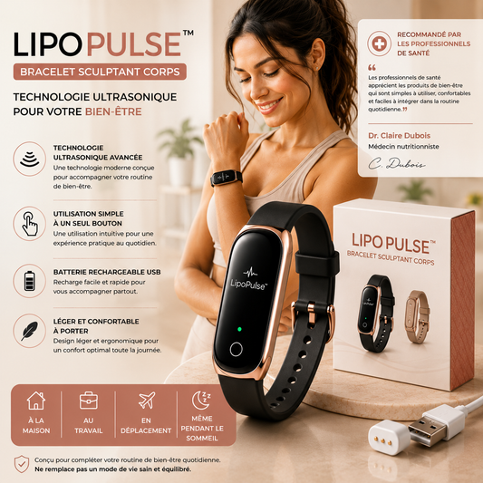 LipoPulse™ Body Sculpt Bracelet | Innovative Ultrasonic Wellness Device
