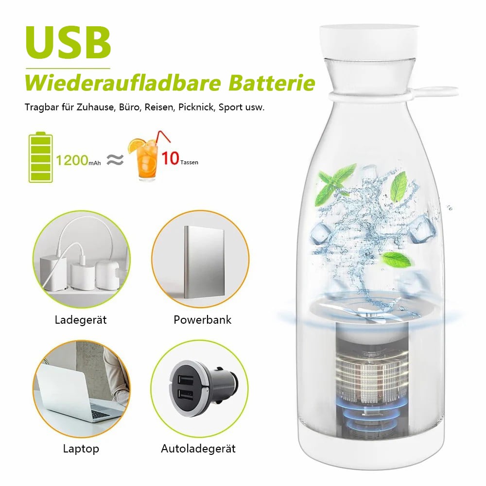 🎄 Offres Spéciales pour Noël 🎄 Extracteur de Jus Portable Best-Seller | 🌟 Savourez du jus frais à tout moment, partout !