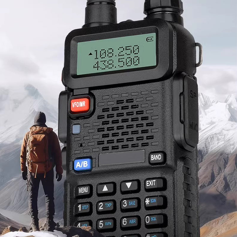 🔥Radio amateur UV-5R longue portée UV5R Radio bidirectionnelle double bande Walkie