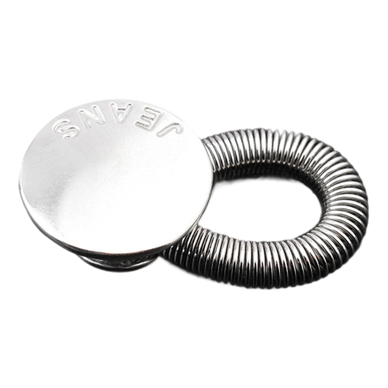 🔝 Bouton d'extension de taille à ressort métallique pour jeans 🔩👖