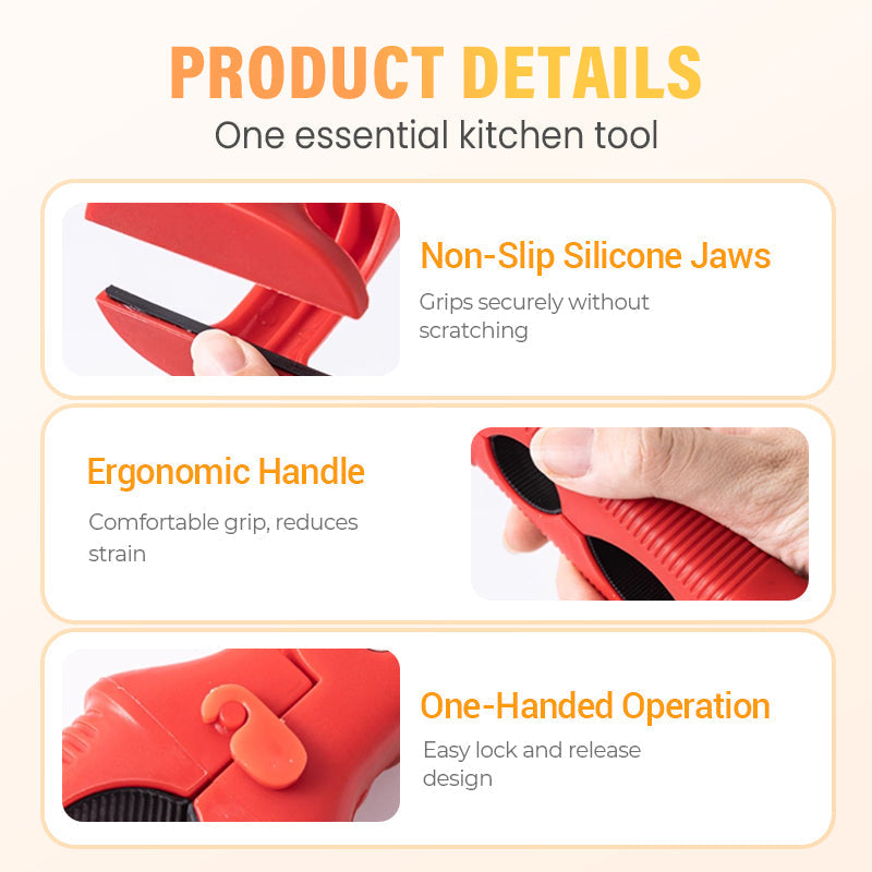 📢50% DE RÉDUCTION✨Pince 3 en 1 pour bol et assiette en silicone