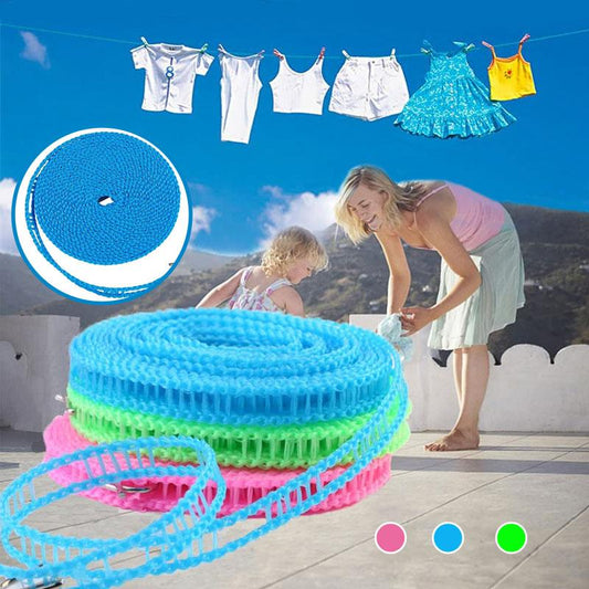 ✨ Corde à linge coupe-vent et antidérapante