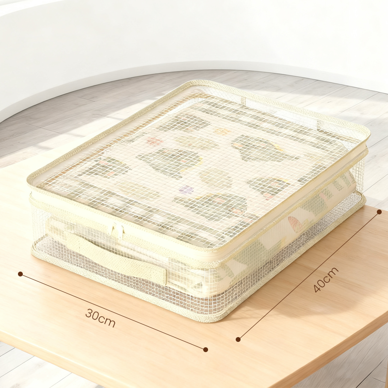 【Qualité Suprême】🌸 Sacs Transparents Renforcés – Poignées solides, protection anti-humidité, idéal pour couettes & vêtements !