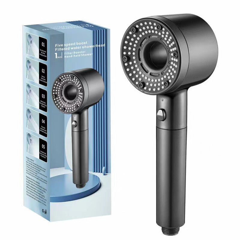 🚿 60 % DE RÉDUCTION ! 💦 POMME DE DOUCHE HAUTE PRESSION - 5 modes de jet et installation immédiate, conception économe en eau avec technologie anti-calcaire, expérience spa à domicile 🌟🛁