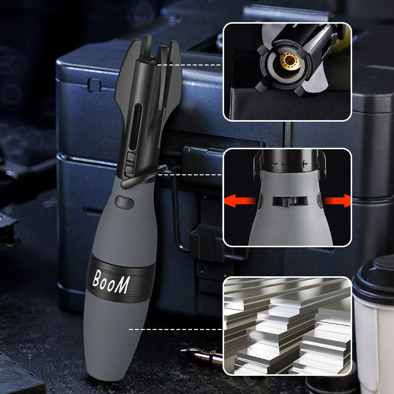 🚀 Briquet Fusée Anti-Stress - Flamme Anti-Vent et Plaisir Ludique ! 🎁