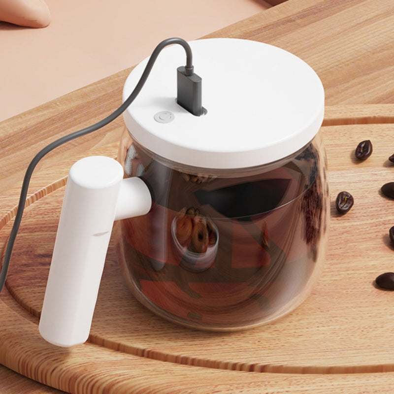 📢📢60 % de réduction !!!✨Mug à café électrique portable avec agitateur et poignée