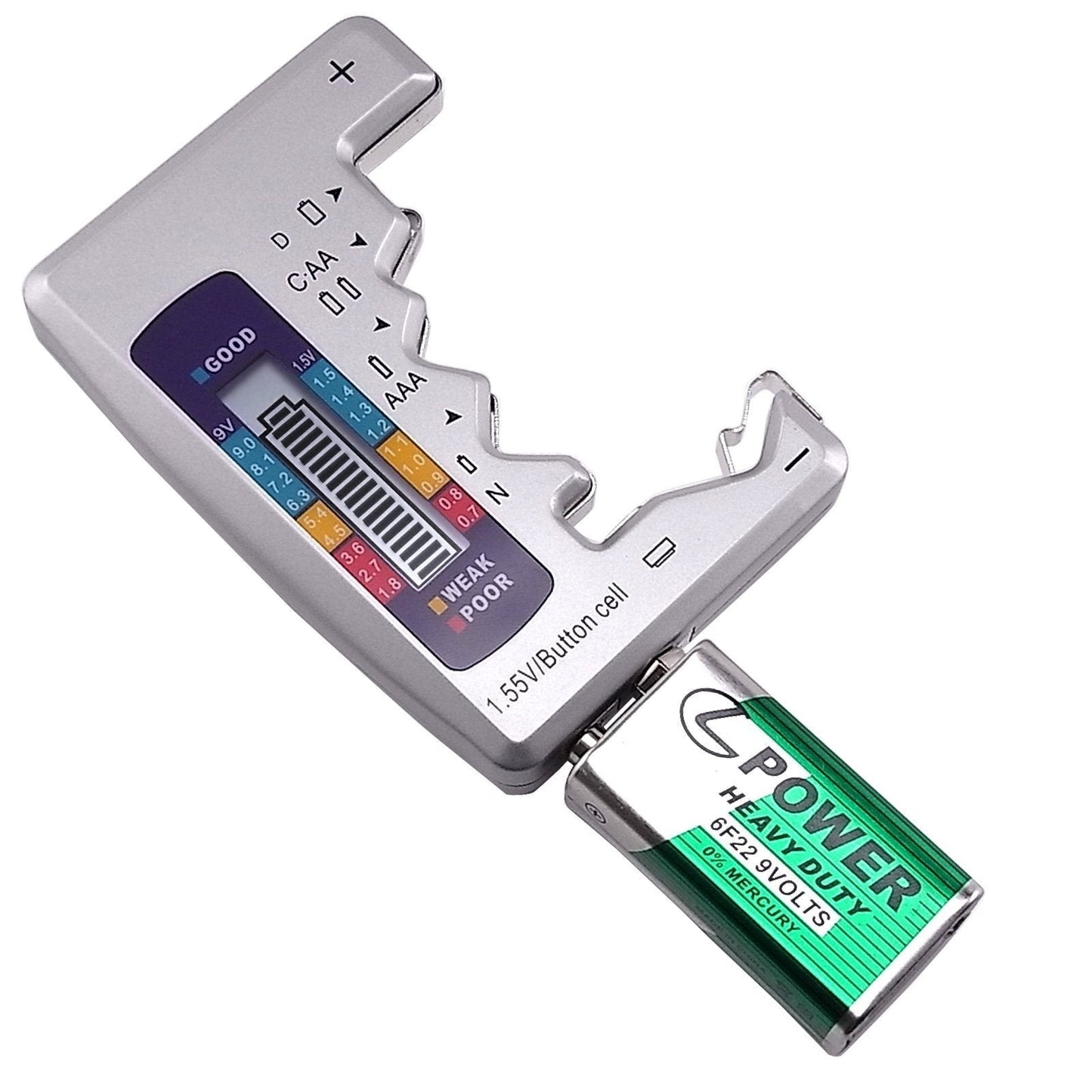 📢📢50% de réduction ! ✨ Testeur de Batteries Universel – Vérifie Piles AA, AAA, 9V, Bouton & Plus en 3 Secondes ! Compact, Précis, Sans Pile ! 🔋⏱️